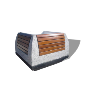 Ahşap Kare Çiçeklik